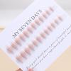 Exclusive Gradient French Short Wearable Nails - 24-Piece Set