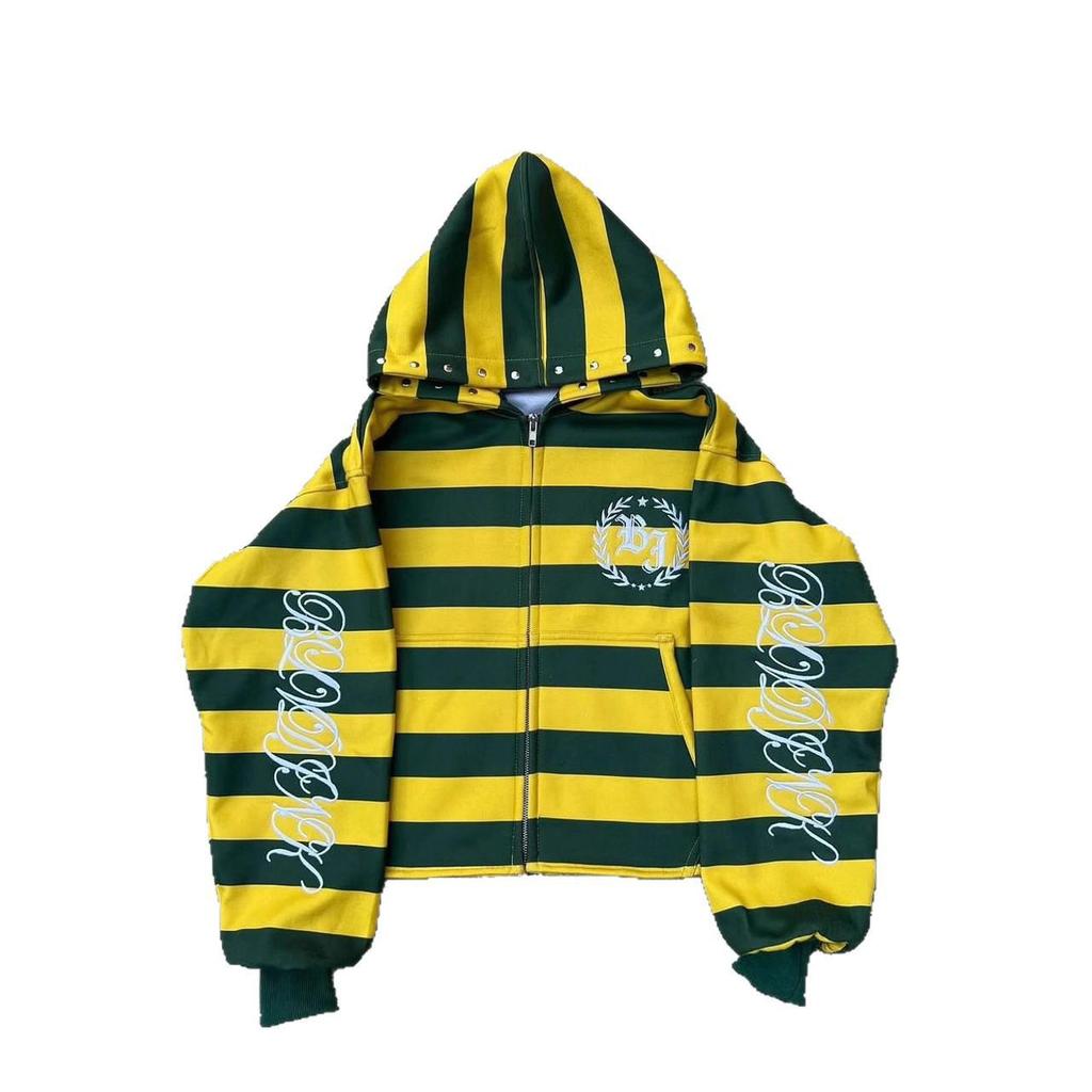 Unisex Langarm Reißverschluss Hoodie - Grenzüberschreitendes Handelsdruckdesign