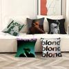 A-Frank_Ocean Blond- Poster Cushion Cover Pillowcase Upholstery Sofa Throw Pillow Home Decor Pillowcas