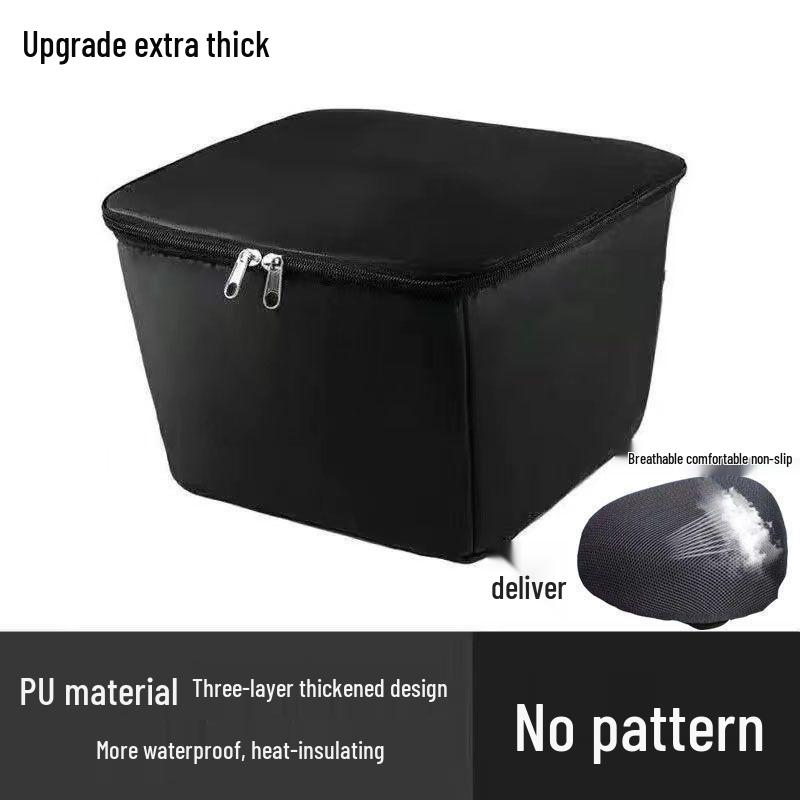 Electric Scooter Basket Liner - Waterproof, Snowproof, Universal Fit with Lid