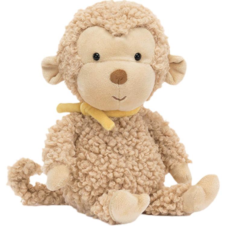 

JELLYCAT Short Legs Series Fluffy Monkey Companion and Comfort Doll Plush Doll 23cm Height