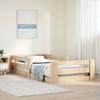 VidaXL Bed Frames Without Mattress 75x190 Cm Solid Pine Wood, Bedroom Furniture, Bed Base, Wooden Bed 855696