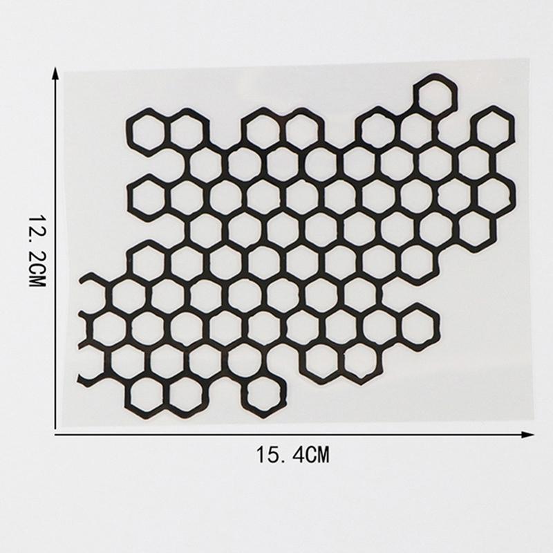 Motorcycle Sticker Honeycomb Helmet Decals Stickers Helmet Decal Waterproof Stic