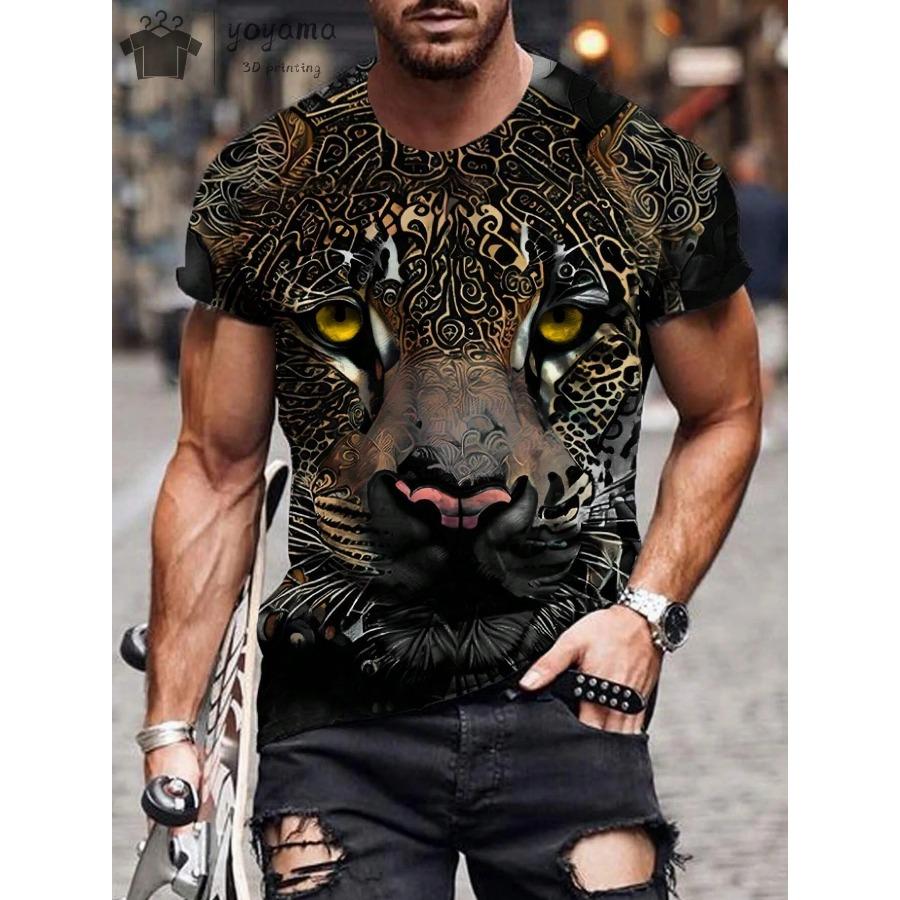 Men's T Shirts Vintage Animal Eagle 3d Printed Casual Short Sleeve Tee Shirt Fashion Outfits Streetwear O Neck Oversized Tops