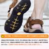 STRDEOUT Sports Echte Bequeme für Klettverschluss Atmungsaktive Zehe Größe cm Herrensandalen, Leder, Amphibisch, Wandern, Camping, Trekking, Sommer,