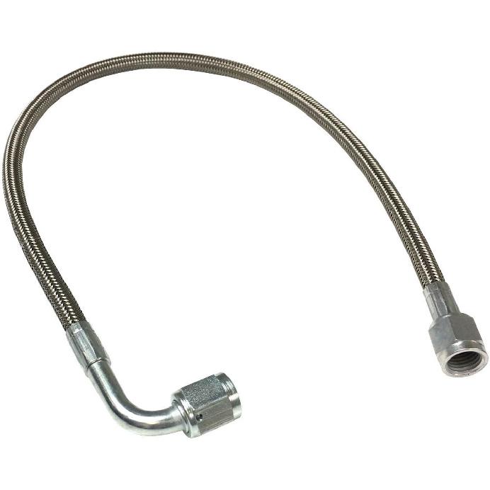 

2pcs -3 AN 12 Stainless Braided TFE Brake Line Straight x 90° -3 Brake Hose