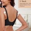 Women S Plus Size Seamless Push Up Bra Thin Wave Edge Summer Underwear
