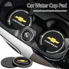 2Pcs Car Interior Coaster Water Cup Non-Slip Pad Silicone For Chevrolet Cruze Malibu Colorado Suburban Equinox Blazer Trax Spark  LZ3
