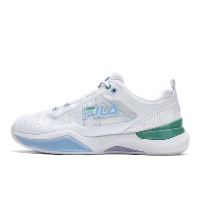 Abrasion Resistant Breathable Support Low Top Tennis Shoes Women's White A12W431502FWT
