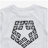 Givenchy H25447 10p 4g Star Logo Print Kids Short Sleeve Tee