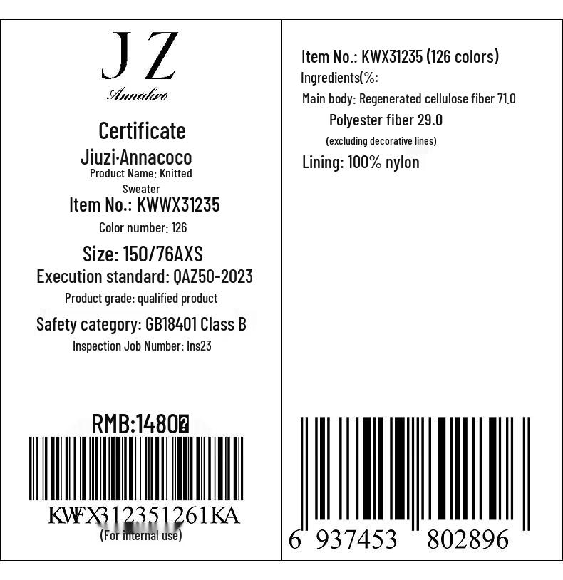 Jiu Zi Anna Kou Women's Elegant Floral Embroidered Short Sleeve Knit Blouse