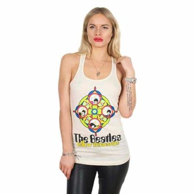 Womens/Ladies Yellow Submarine Porthole Vest Top