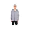 Solid Color Print Logo Zip Hoodie Jacket Men Outerwear Gray 809473-065