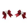 Casual Barrettes Hairpin Hair Clip Crosses 2000s Colorful Bowknot Bunches Headwear Sweet Crosses Shape