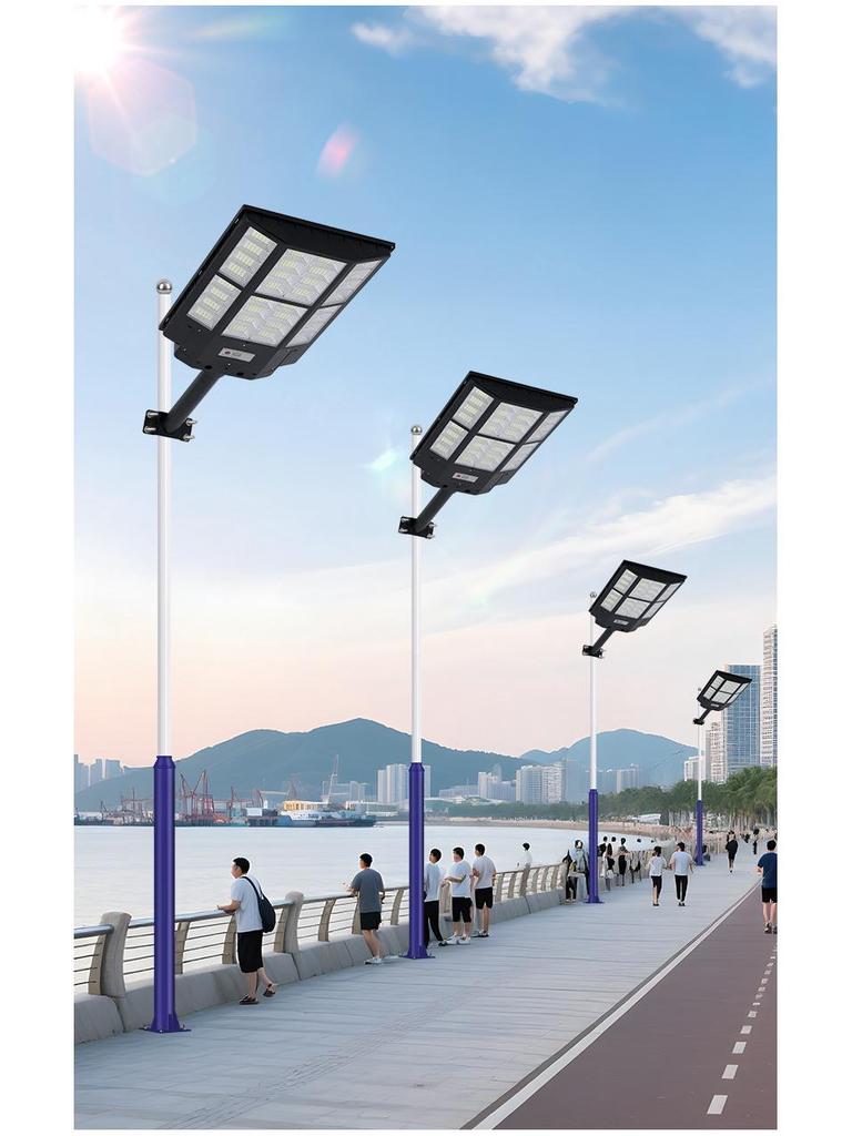 Bentley-Style Solar Street Light: Waterproof Outdoor LED with Motion Sensor