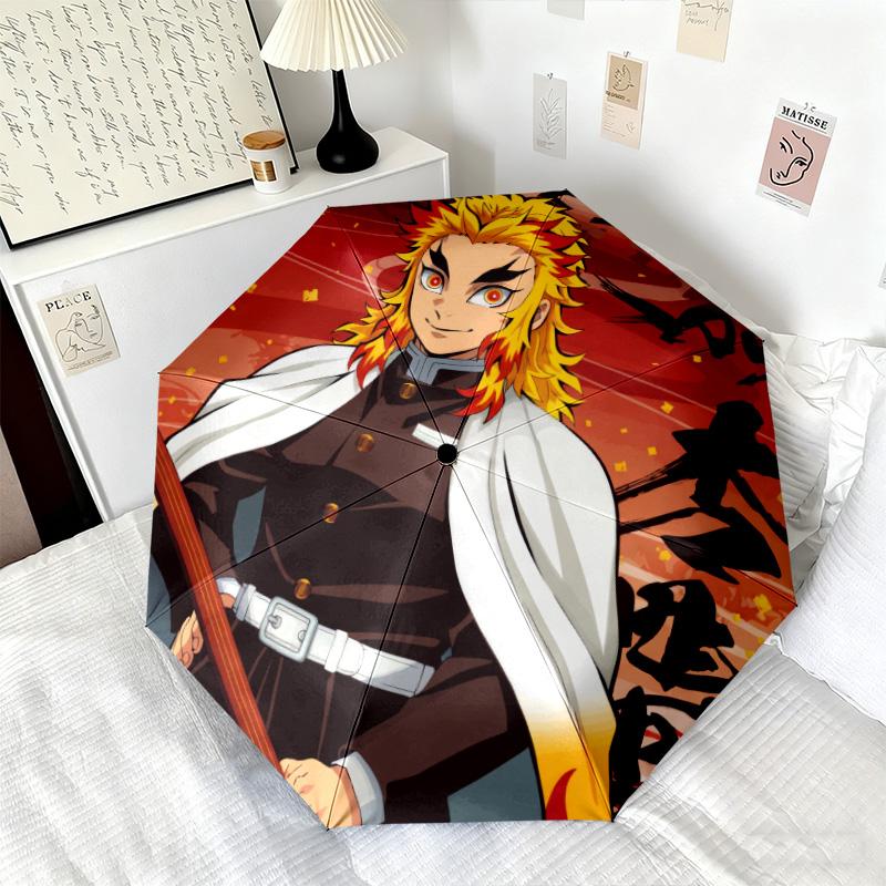 Japanese-style cartoon Demon Slayer Kamado Tanjiro & Kamado Nezuko umbrella including home travel and outdoor activities Multi functional umbrella 35
