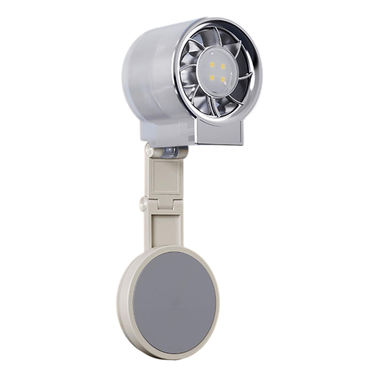 5 In 1 Foldable Small Cooling Fan 3 Speed Portable Handheld Fans Magnetic Phones Rechargeable Blower for Live Streaming Selfie