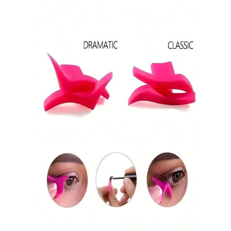 1 Pair Wing Eyeliner Stamp Template, Eyeshadow Stencils, Makeup Shaping Beauty Tool Accessory, Classic Or Dramatic Style Makeup Accessories,