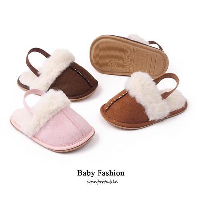 0-1 Jahr altes Baby Weiche Sohle Baumwollschuhe für Herbst/Winter - Elastische Lauflernschuhe BC2345