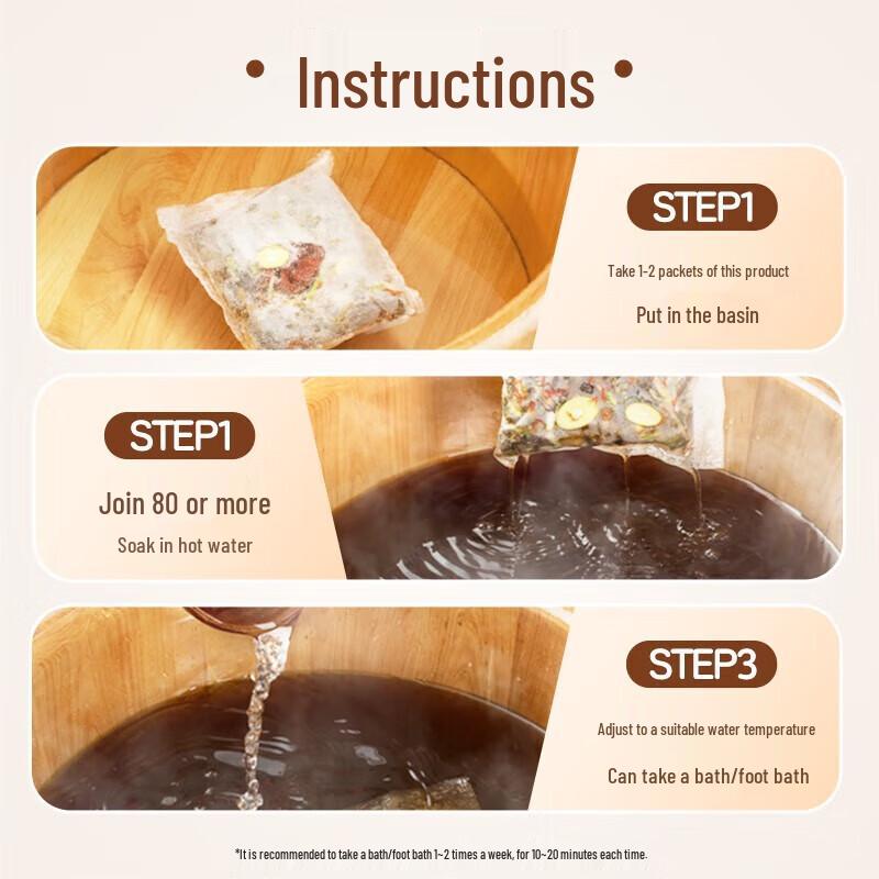 Yaochen Baby Herbal Foot Bath Sachets