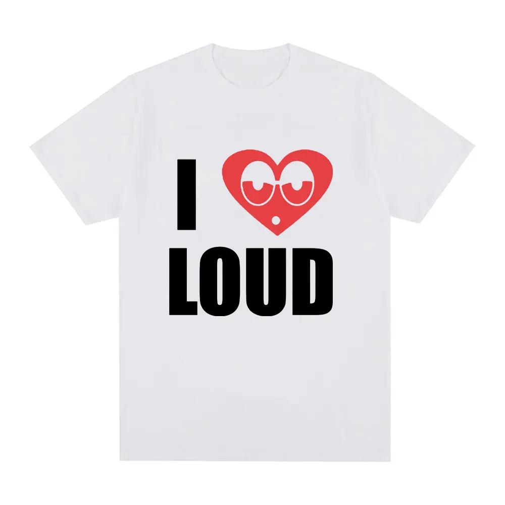 Chief Keef I Love Loud Same Style T Shirt Women's Fashion Hip Hop Short Sleeve T-shirt  Tshirts Streetwear Unisex 61766