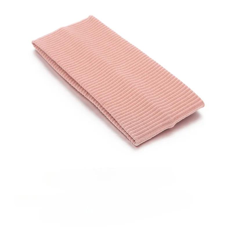 Korean Wash Face Hairbands Soft Cotton Knitted striped Headband For Women Girls Bandanas Fashion Sports Cycling Hair Accessories