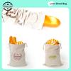 1pc Natural Linen Bread Bags Reusable Drawstring Bag For Loaf Homemade Artisan Bread Storage Bag Linen Bread Bags ForBaguette