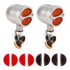1 Pair Motorcycle LED Turn Signal Light Dual Color Indicator Blinker 12V   for Motorbike