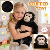 Black Chimpanzee Plush Toy - Orangutan Doll - Suitable For Hugging, Children's Birthday Gift For Boys And Girls