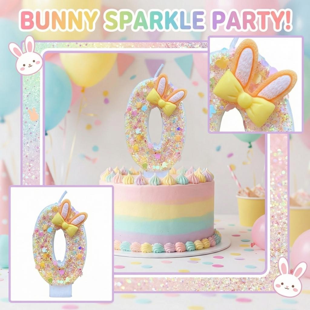 Fashion Cartoon Creative Birthday Candles Party Digital Candles
