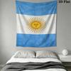 Argentina national football Wall Tapestry Aesthetic Wall Hanging Printed Fabric Blanket Decorative Tapestries for Bedroom Living Room Home Decor