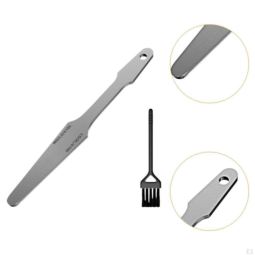 Guitar Fret File, Double Sided File with Brush, Polishing for Electric