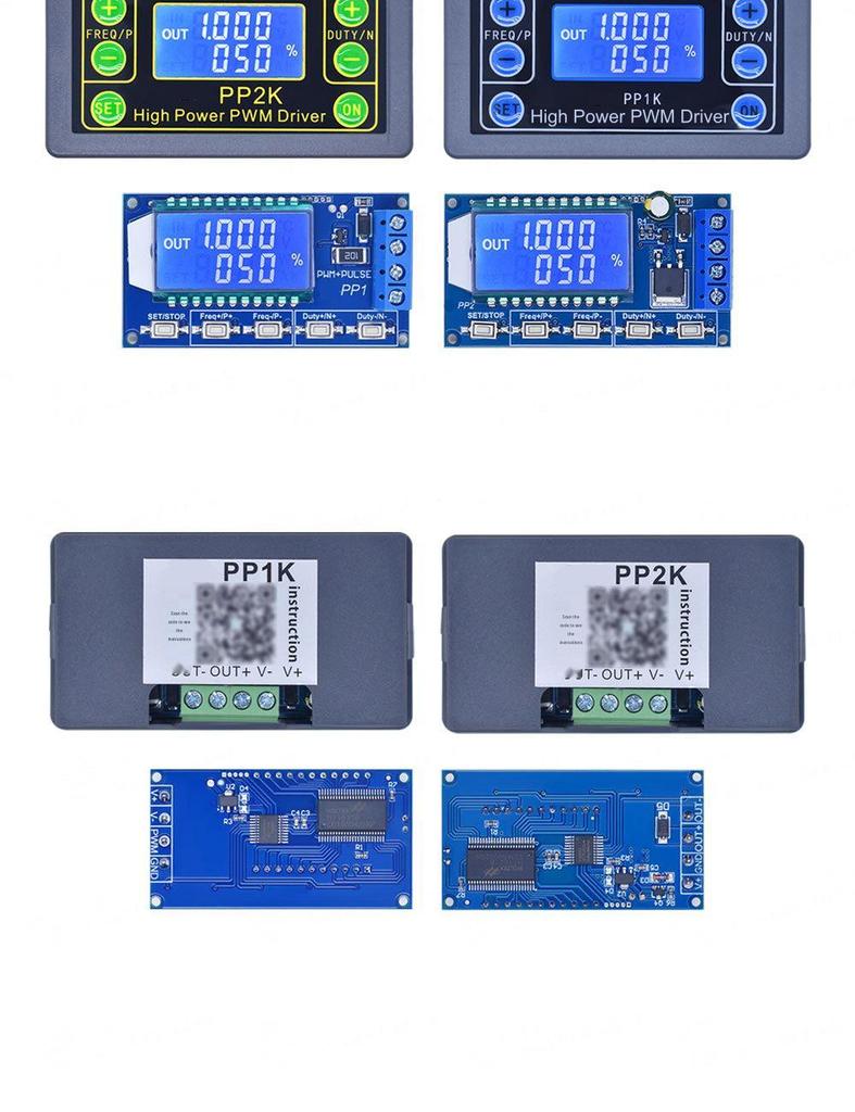 Adjustable High-Power Motor Speed and Solenoid Valve Control with Dimming, Pulse Count, Frequency, Duty Cycle, and Delay Functions