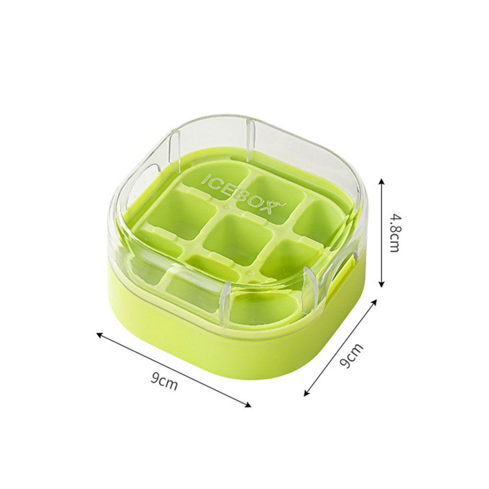 New 9 Grids Ice Mould Mini Press Ice Cube Maker Ice Compartment Party Home Summer Supplies