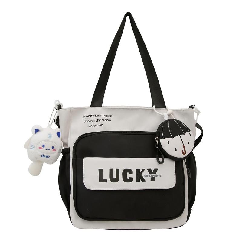 Torba na ramię dla uczniów szkoły podstawowej Damska torba typu tote Duża pojemność Torba na podręczniki do klasy