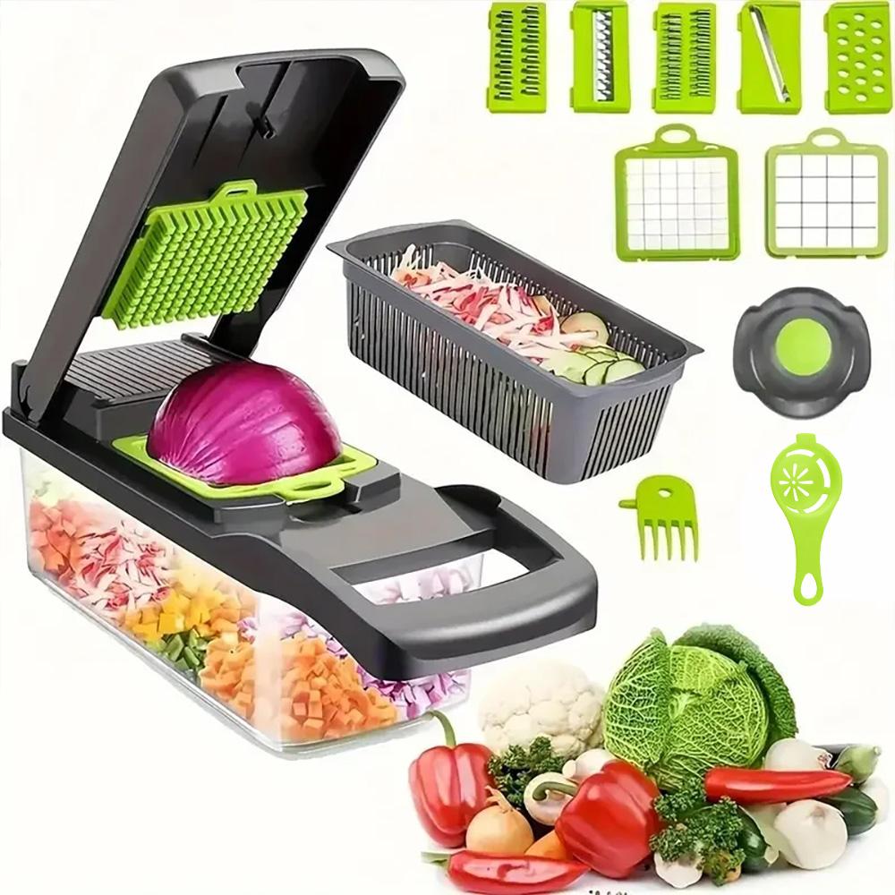 Multi Functional Kitchen Tools for Fruits and Vegetables: Potato Chopper, Slicer, Grinder, and Household Vegetable Slicer