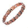 Retro Zirkon Magnetischer Edelstahl Armband für Männer Frauen Blatt Magnet Mode Exquisiter Schmuck Geschenke Zubehör