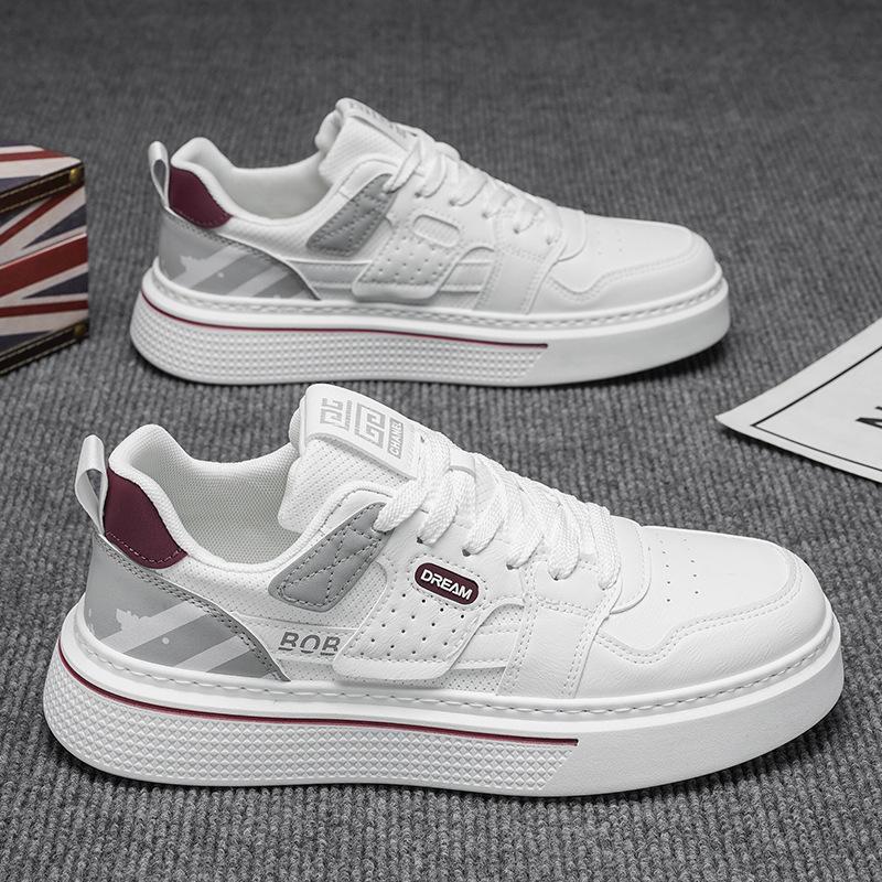 Men's shoes 2025 summer new fashion trend versatile personality youth board shoes campus student tide shoes white shoes