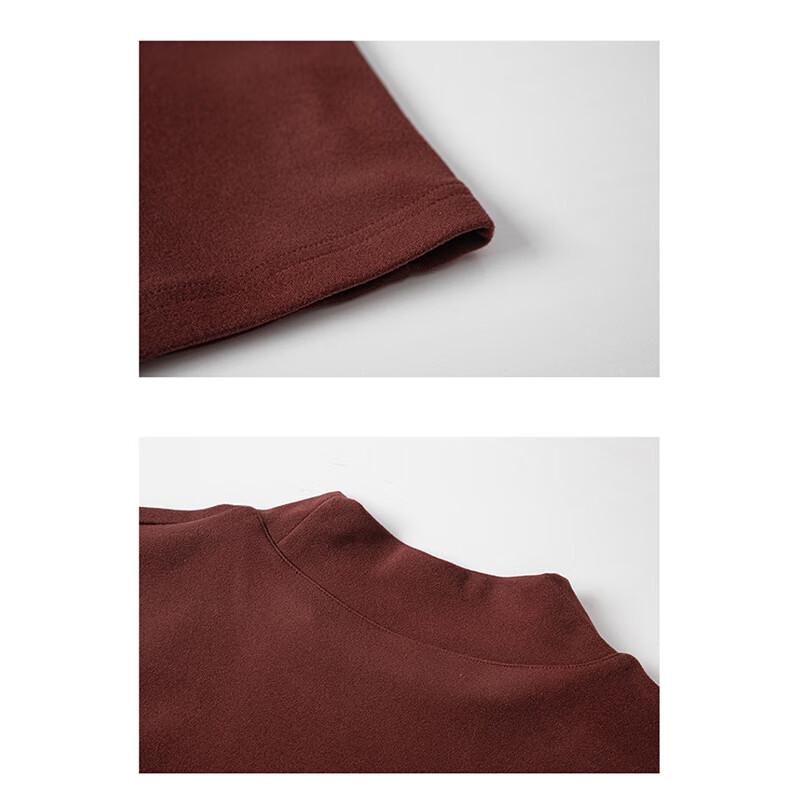 Mao Ren Herren Warmes Rundhals-Fleece-Sweatshirt