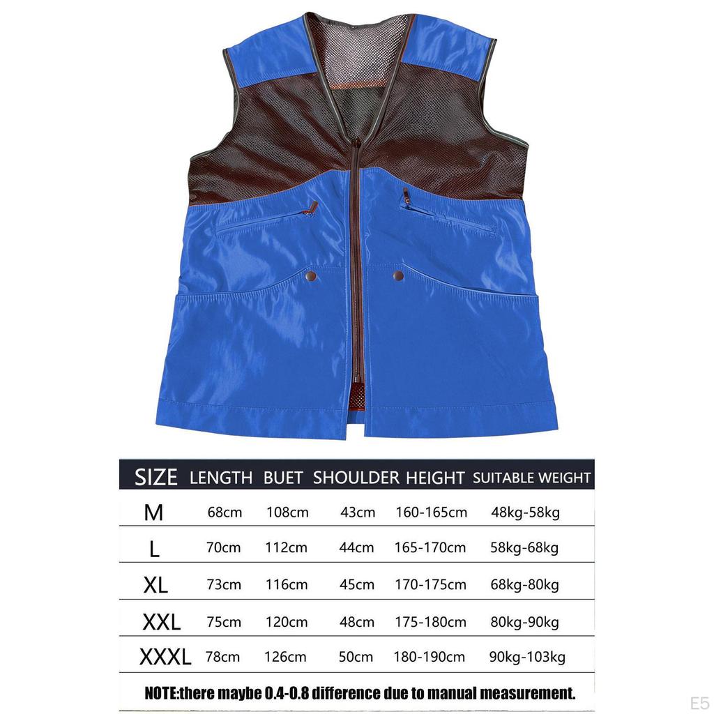 Dog Handler Training Vest Multi Pockets Comfort Nylon Suitable for Obedience Agility