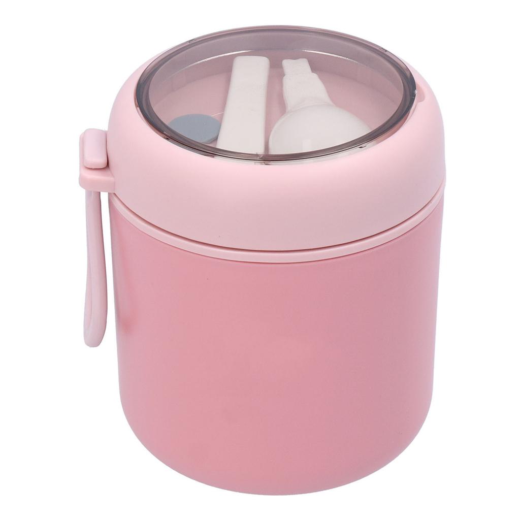 530ml Insulated Lunch Box with Spoon and Lid for Food Stainless Steel Portable Insulation Vacuum Soup Cup