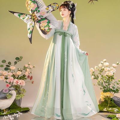 Hanfu Girl Chinese Style Cloth Summer Dress Antique Tang Suit Super Fairy Costume Dress Little Girl Mermaid Princess Skirt Undergarment