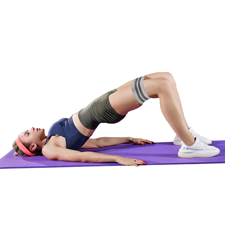 Fabric Bands Resistance Booty Hip Glute Thigh Elastic Workout Bands Squat Circle Stretch Fitness Strips Loops Yoga Gym Equipment