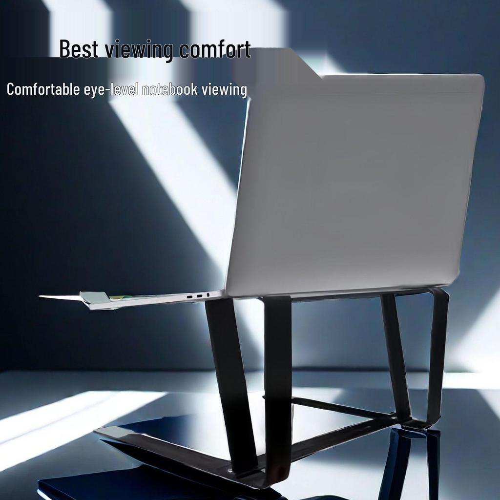 Doppelschichtiger Laptopständer mit Tastaturerhöhung & Kühlung