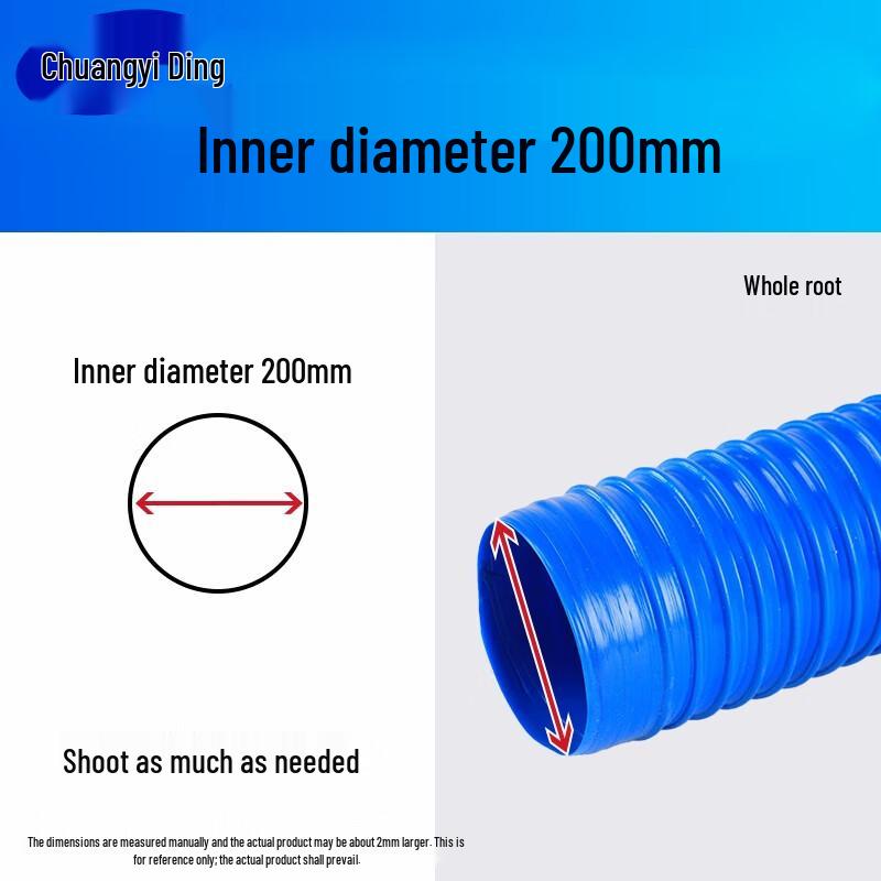 Chuangyi Ding Industrial Blue PVC Flexible Hose