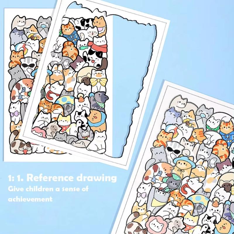 Irregular Wooden Jigsaw Puzzle Cute Animal Pattern High Difficulty Brain Teaser Toy For Kid Adults Educational Leisure Game Gift