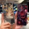 For Honor 50 Pro Case RNA-AN00 Cute Cat Lion Painted Cover Soft Slim Phone Case For Honor 50 Honor50 Pro 50Pro Back Cover Fundas