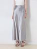 Summer Satin Slimming Bias Cut A-line Mermaid Skirt for Women