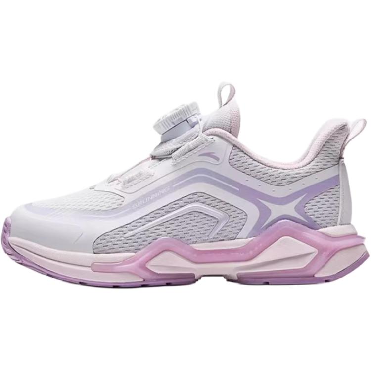 Anta Kids Bow Speed Comfortable Non-Slip Wear-Resistant Low-Top Running Shoes Kids Sneaker White 322449907-3