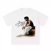 Americanstyle Retro Tshirt For Unisex Vintage Trendy Hiphop Pure Cotton Stylish Shortsleeved Shirt